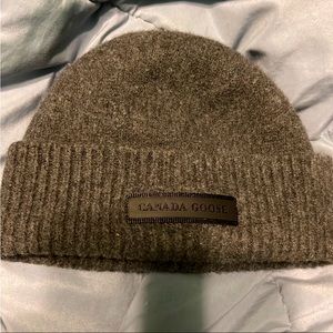 Canada Goose Beanie Hat -Dark Grey
